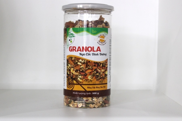 Hạt Granola sấy giòn - Hũ 500g